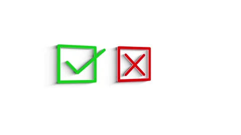 3D Line Icon check for text Animation on white background. Stock Footage 151539646