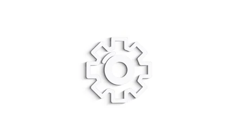 3D Line Icon update Animation on white background. 4k Видео 151554383