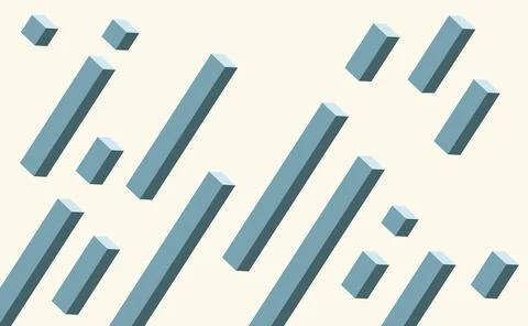 3d lines angle pattern background Stock Illustration