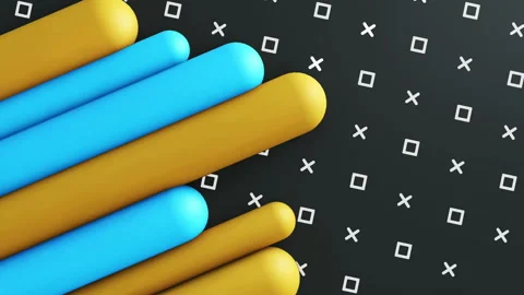 3d lines gradient background. VJ Seamless loop background. Stock Footage 96130964