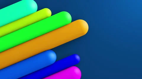 3d lines gradient background. VJ Seamless loop background. Stock Footage 96470272
