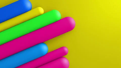 3d lines gradient background. VJ Seamless loop background. Stock Footage 96470304