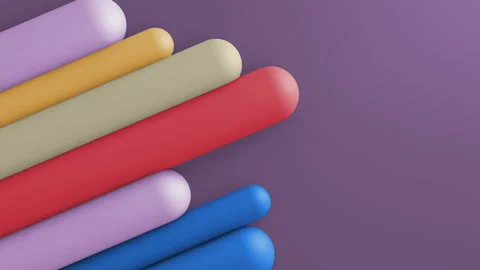 3d lines gradient background. VJ Seamless loop background. Stock Footage 96470395