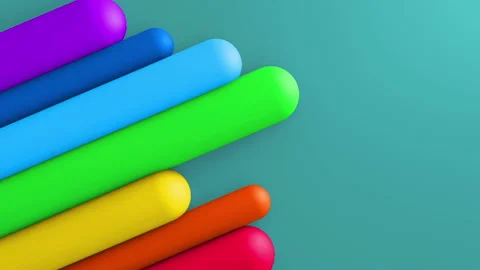 3d lines gradient background. VJ Seamless loop background. Stock Footage 96470419