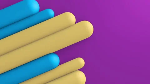 3d lines gradient background. VJ Seamless loop background. Stock Footage 96470424