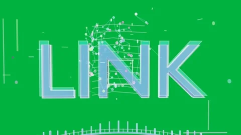 3D LINK appearing on transparent canvas, scaling forward, forming node network, Stock Footage 335780796
