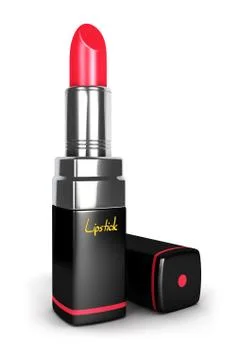 3d lipstick Stock Illustration