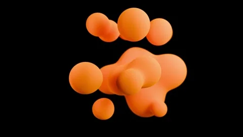 3d liquid blobs Stockbeeldmateriaal 303903795