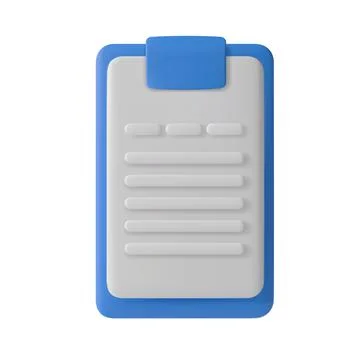 3d list management icon Stock Illustration