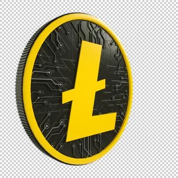 3D Litecoin Stock Photos