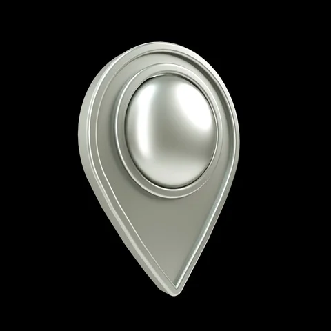 3d location icon silver 動画素材 99146851