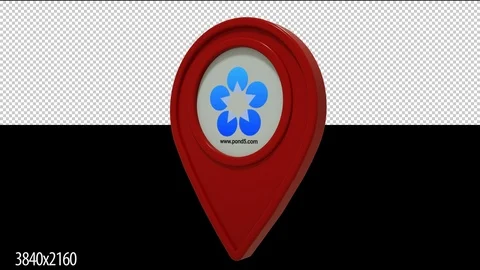 3d Location Icons Stockmateriaal After Effects
