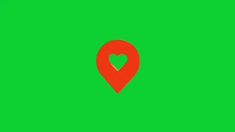 3D Location map pin pointer on GPS Map tracker animation, Stock Footage 336950561