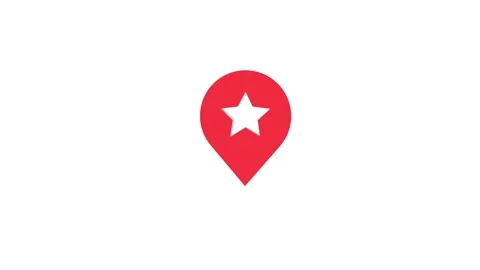 3D Location map pin pointer on GPS Map tracker animation, 库存影片 336950562