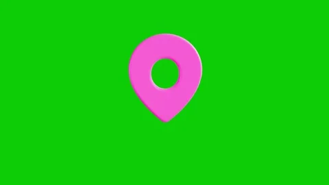 3D Location map pin pointer on GPS Map tracker animation, Video stock 336950595