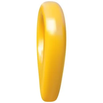 3D location pin on a map, yellow, side view, geolocation, GPS navigation Stock Illustration