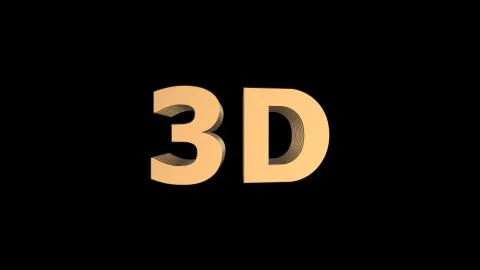 3d logh isolated on black background with nice reflection effect Stock Illustration