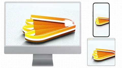 3D logo Stockmateriaal After Effects
