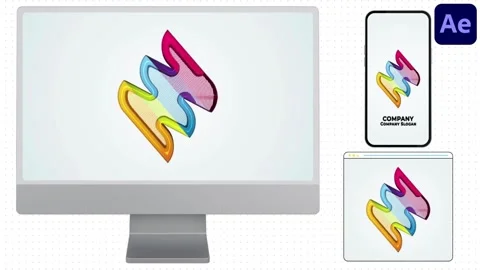 3D Logo Animation Stock After Effects