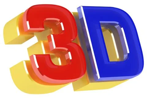 3D logo Stock Illustration