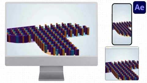 3D Logo Intro Stockmateriaal After Effects