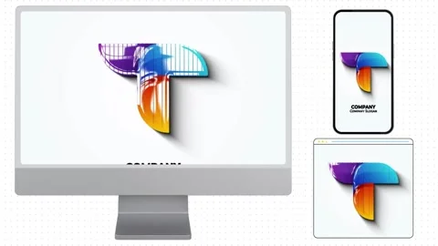 3D Logo Reveal Стоковые After Effects