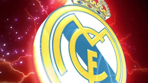 3D logo reveal Real Madrid Stock Footage 231850153
