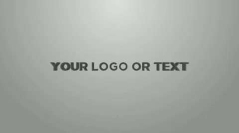 3D Logo Template (Clean Light) HD After Effects stock