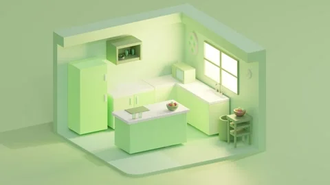 Kitchen Backgrounds Loop Stock Footage ~ Royalty Free Stock Videos | Pond5
