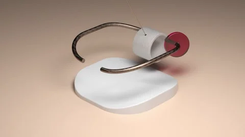 3D loop satisfying plates animation Stock Footage 267010372