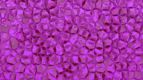 3d Looped abstract background consisting of precious crystals, iridescent in the Stock Footage 115855951