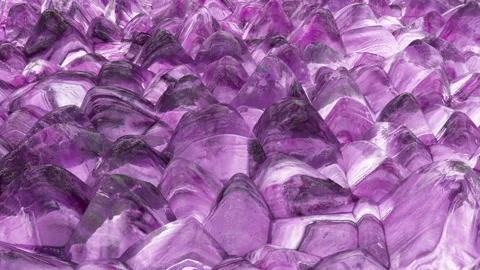 3d Looped abstract background consisting of precious or ice crystals, iridescent Stock Footage 118810985