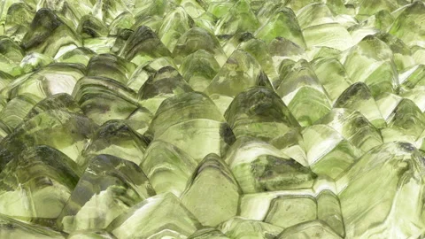 3d Looped abstract background consisting of precious or ice crystals, iridescent Stock Footage 118811136