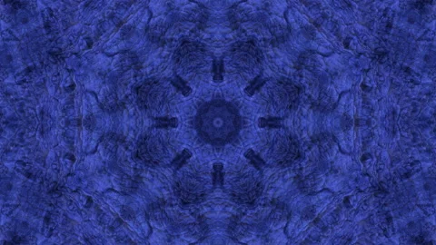 3D Looped abstract blue colored kaleidoscope. Stock Footage 109242222