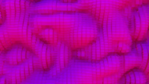 3d Looped abstract caviar background. Wavy surface with ripples and bubbles.Tren Stock Footage 116657024