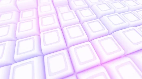 3D looped animation of pressed keys. Abstract background from buttons. Stock Footage 116795900