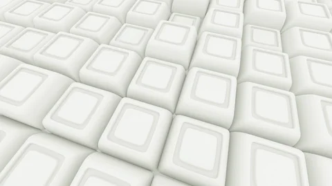 3D looped animation of pressed keys. Abstract background from buttons. Stock Footage 116795927