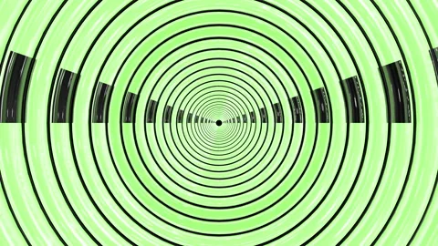 3d Looped Background animation of Trendy loading neon circles. Endless futuristi Stock Footage 138214960