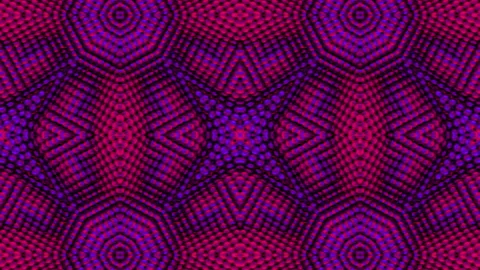 3d Looped beads texture. Abstract ornate decorative background. Hypnotic trendy Stock Footage 116568712