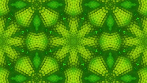 3d Looped caviar texture abstract ornate decorative background. Hypnotic pimpled Stock Footage 116500567