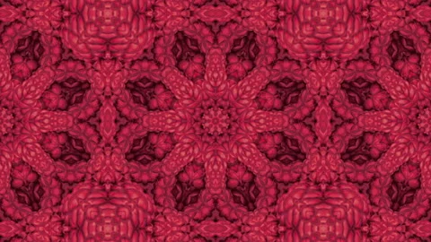 3d Looped hilly texture abstract ornate decorative background. Hypnotic tuberous Stock Footage 116342757