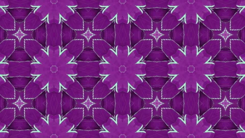 3d Looped kaleidoscopic background consisting of sharp worn wooden pieces or sha Video stock 118814832