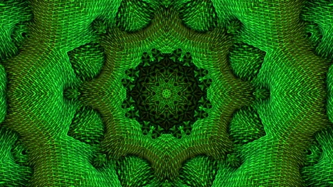 3d Looped wicker texture abstract ornate decorative background. Hypnotic braided Stock Footage 116397122