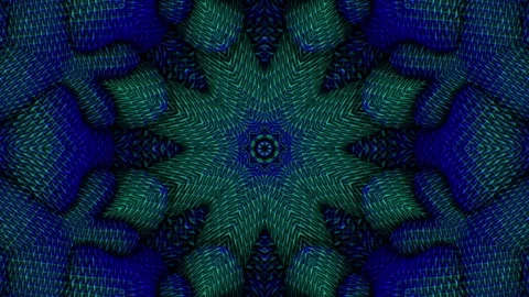 3d Looped wicker texture abstract ornate decorative background. Hypnotic braided Stock Footage 116397187