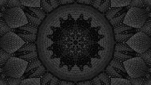 3d Looped wicker texture abstract ornate decorative background. Hypnotic braided Stock Footage 116397228