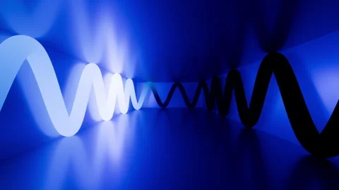 3D looping animation. Motion design, abstract background. Stock Footage 302798540