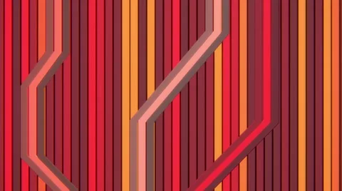 3D Looping Background - Connecting scrolling transit lines Stock Footage 45525175
