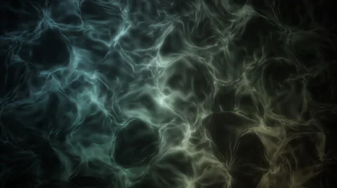 3D Looping Background - Dark green wavy electric fluid stream Stock-Footage 45525245