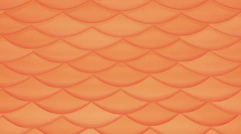 3D Looping Background - Orange shimmering scales Stock Footage 45525056