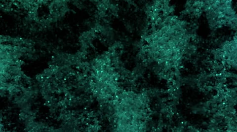 3D Looping Background - Sparkling green particles Stock-Footage 45525107